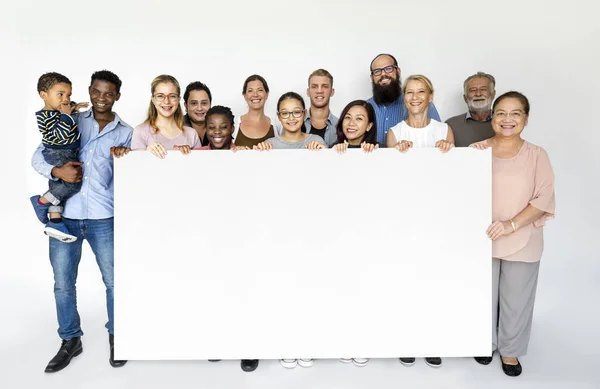 Gruppo di Persone Diverse Insieme — Foto Stock