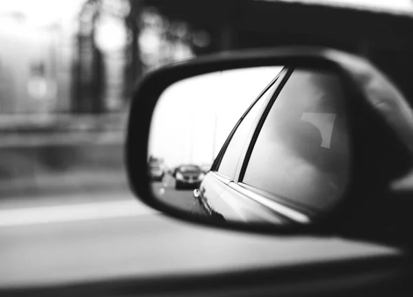 Carro Espelho Automotivo Viewer Veículo Photoset Original — Fotografia de Stock