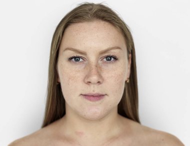 stüdyoda Kafkas kadın