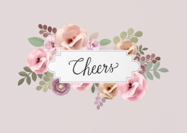 güzel bahar yaprak ve çiçek