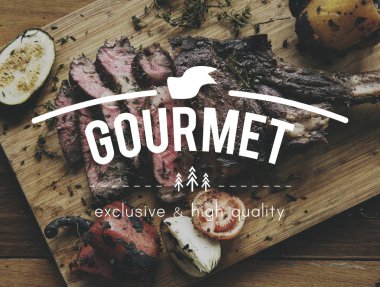 ile sebze kızarmış et 