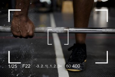 Barbell ile eğitim sporcu