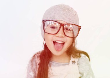 gözlük, küçük kız face