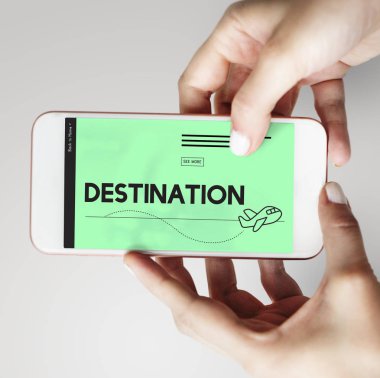 Cep telefonu holding insan eller