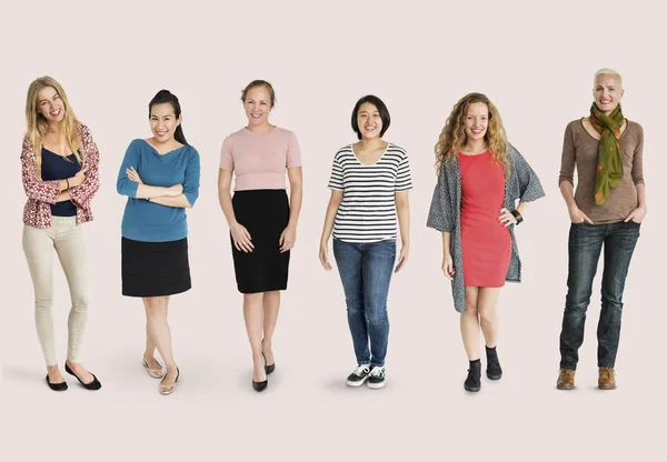 Beautiful and diversity women — Stock Photo, Image