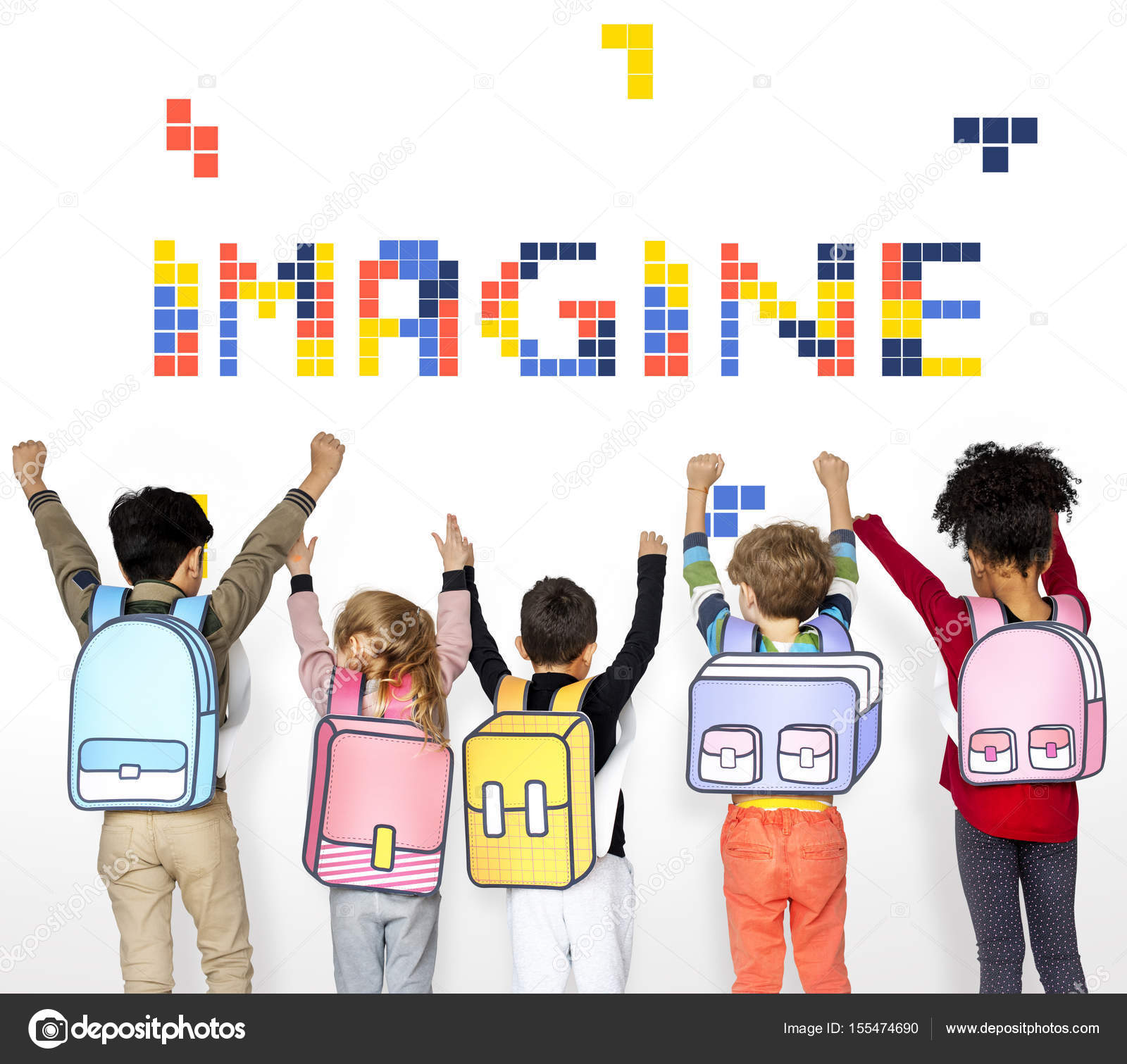 Group Of Multi Ethnic School Kids With Paper Backpacks Holding Hands Up Imagine Concept Photo By Rawpixel Group Of Multi Ethnic School Kids With Paper Backpacks Holding Hands Up Imagine Concept Photo By Rawpixel