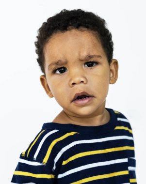 ciddi Afrikalı Çocuk