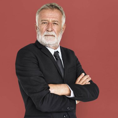 iş adamı ile çapraz eller 