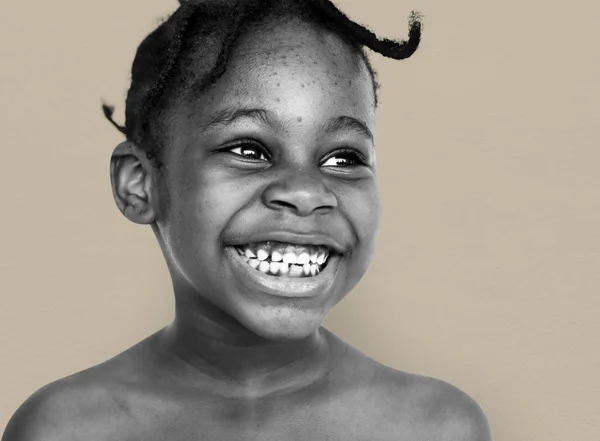Szép afro-amerikai lány — Stock Fotó