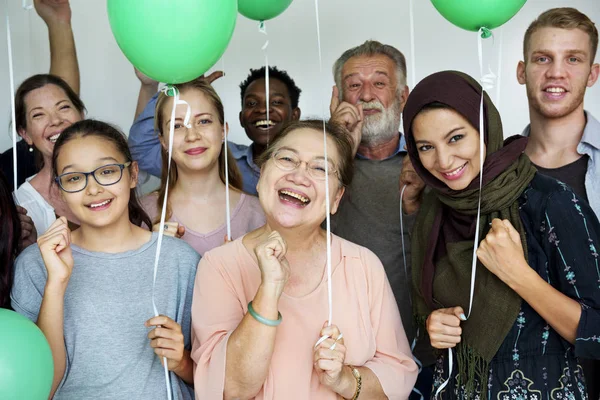 Grupo de Pessoas Diversas Juntas — Fotografia de Stock