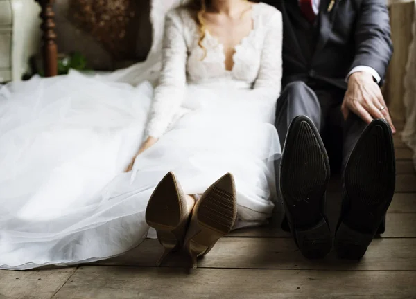 Brautpaar zusammen — Stockfoto
