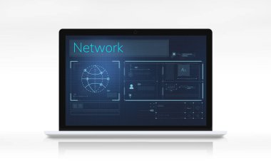 Web tasarım şablonu dizüstü