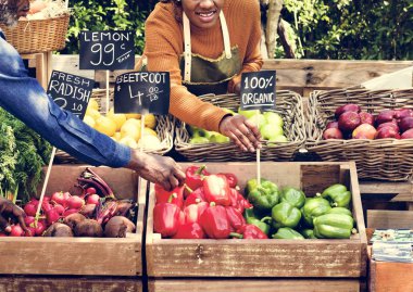 taze gracery organik dükkanında sahipleri