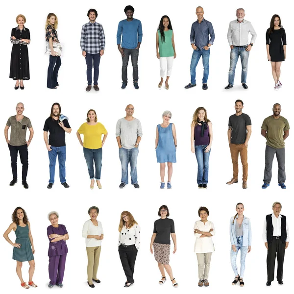 Diversiteit mensen samen — Stockfoto