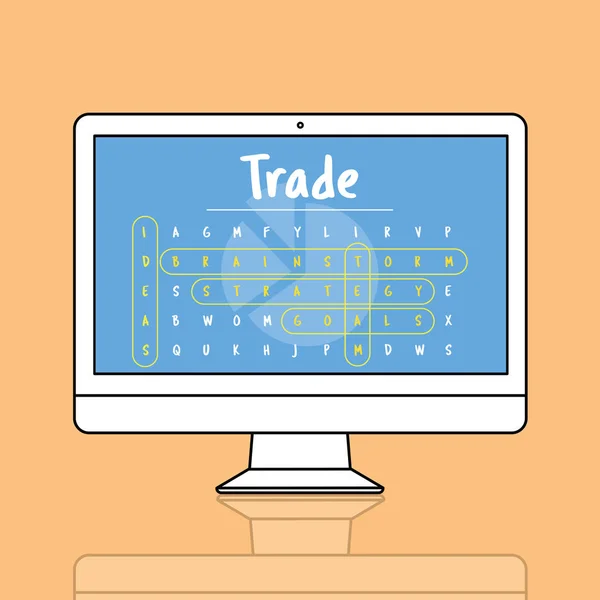 Graficzne monitora — Zdjęcie stockowe