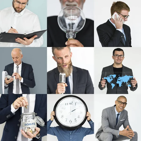 Diversidade de empresários que trabalham — Fotografia de Stock