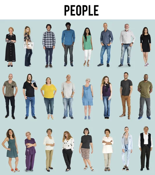 Diversiteit mensen samen — Stockfoto