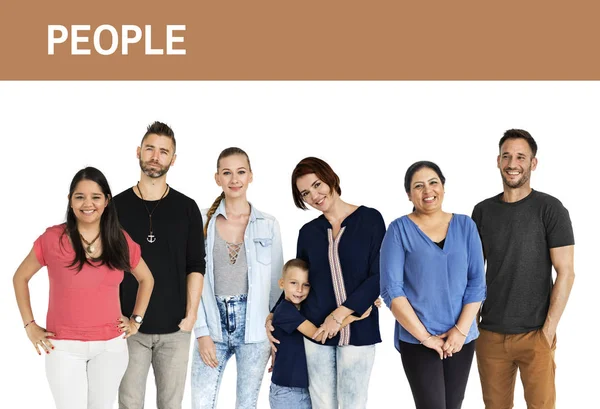 Gruppe von Diversity-Menschen — Stockfoto