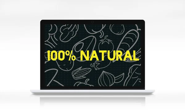 Web design modello laptop — Foto Stock