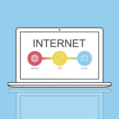 Web tasarım şablonu dizüstü