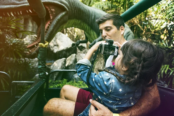 Padre e hija juntos — Foto de Stock