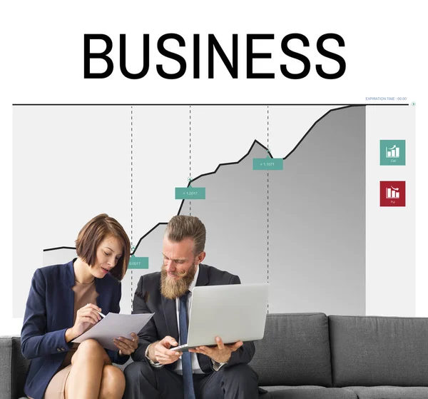 Business people working together — Stock Photo, Image