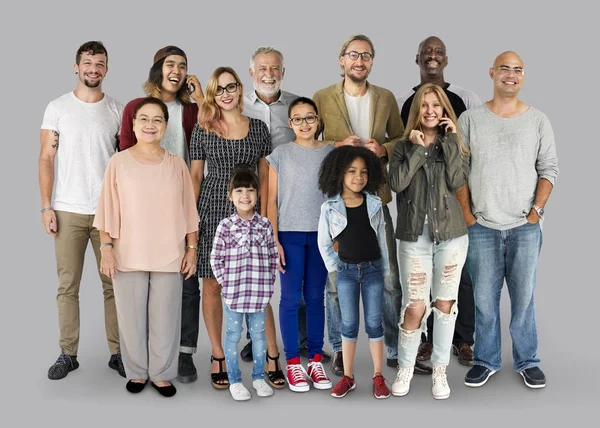 Diversity of people generation — Stock Photo, Image