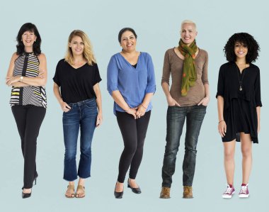 güzel ve çok ırklı kadın