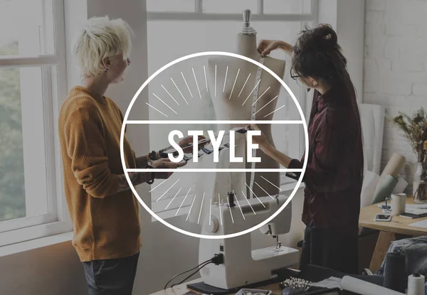 Modedesignerin — Stockfoto