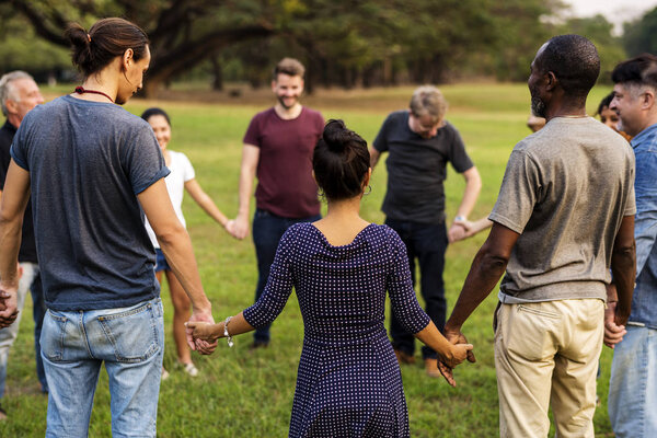 сплочённость команды поддержки рук
