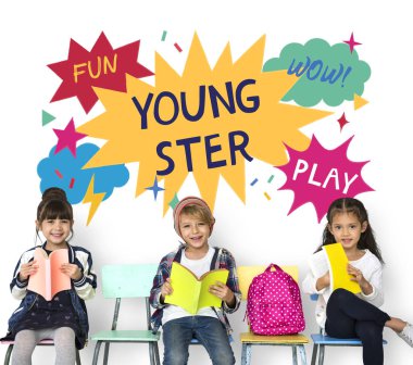 okul çocukları birlikte eğitim