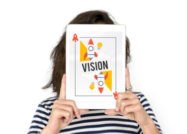 kadın holding dijital aygıt 