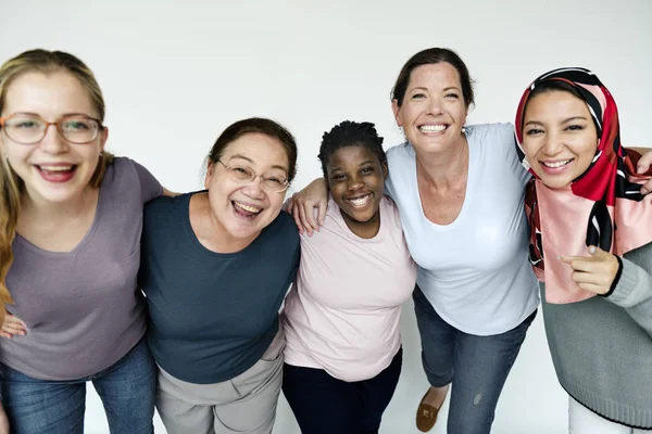 Różnorodności grup kobiet — Zdjęcie stockowe