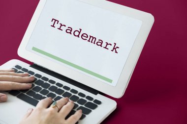 Dizüstü bilgisayarda yazan kadın klavyesi