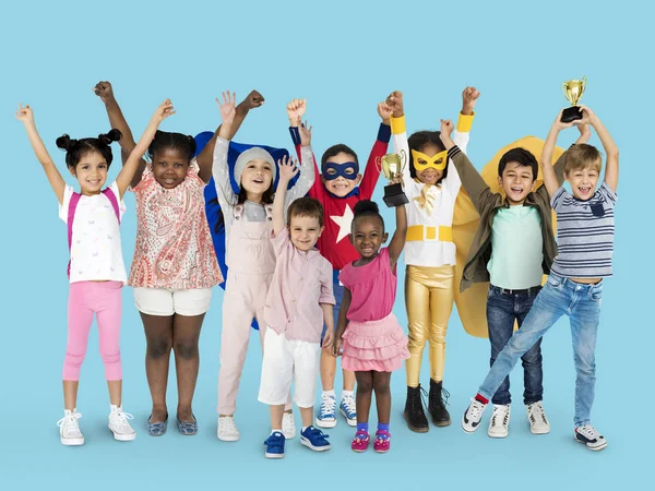 Diversidade Crianças alegres — Fotografia de Stock