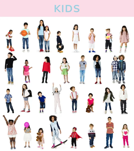 Hermosos niños multiétnicos — Foto de Stock