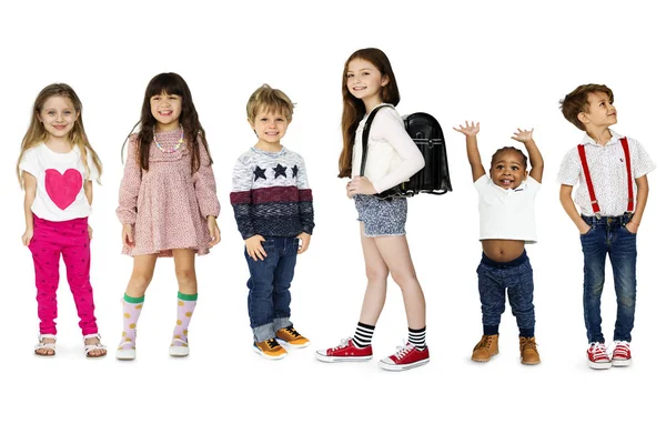 Diversità bambini in studio — Foto Stock