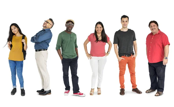 Grupo de personas en el estudio — Foto de Stock