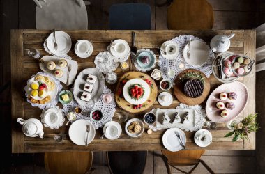 kek çilek Çilek ile