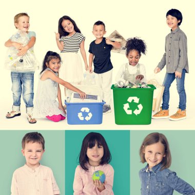 Çeşitlilik insanlarla işaretleri geri dönüşüm