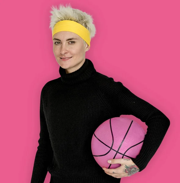 Basketballerin — Stockfoto