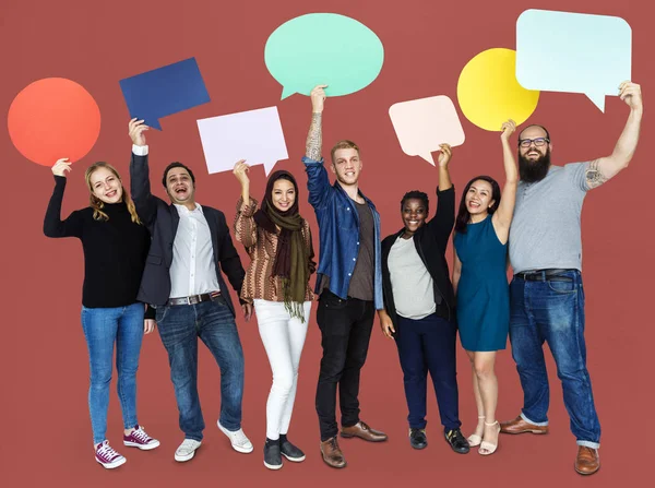 Grupo de personas juntas — Foto de Stock