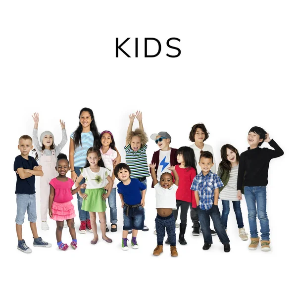 Schöne multiethnische Kinder — Stockfoto