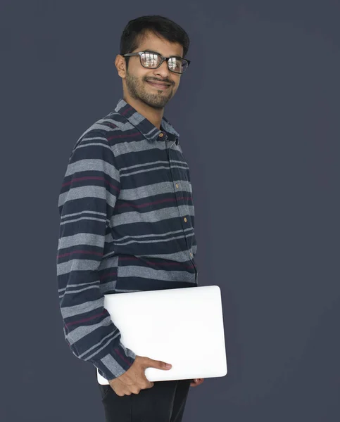 Smiling Indian Ethnicity Man — Stock Photo, Image