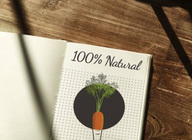 ahşap masa ve açıldı metin kitap