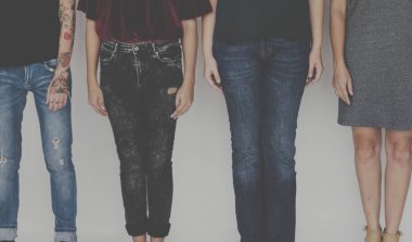 Studio poz çeşitlilik insanlar