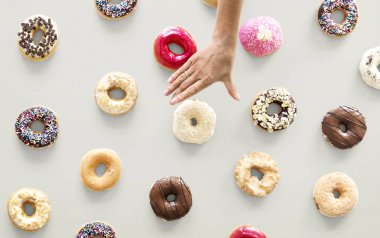 çörek yukarıda el