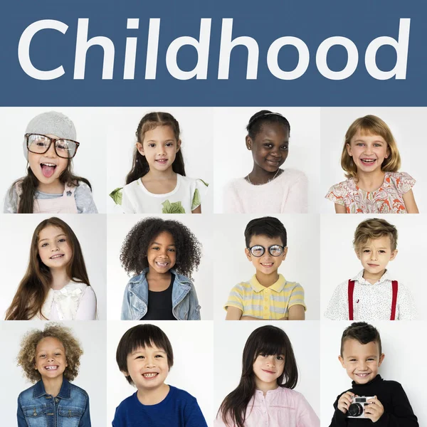 Adorable diversidad niños —  Fotos de Stock