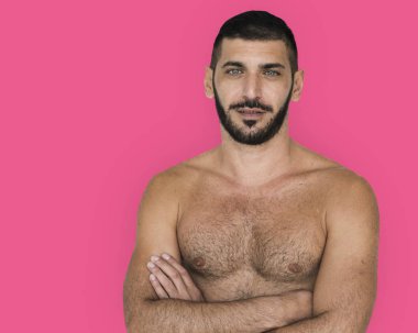 gömleksiz Ortadoğu delikanlı