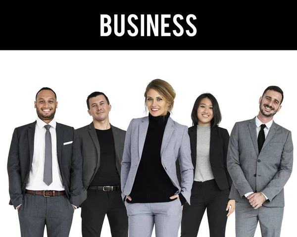 Diversity Business People in Studio — Stock Photo, Image